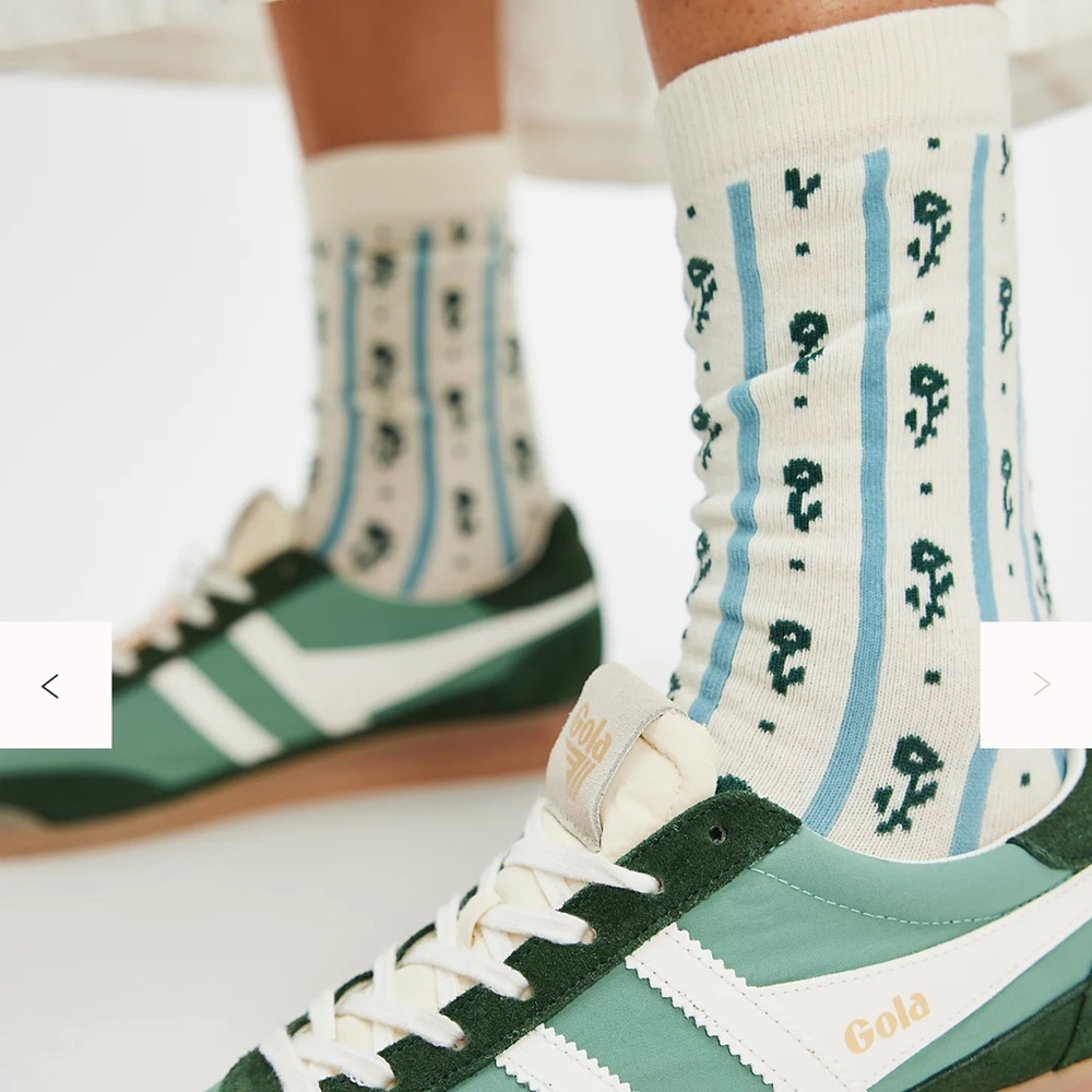 Gola Classic Green and White Sneakers NWT and box